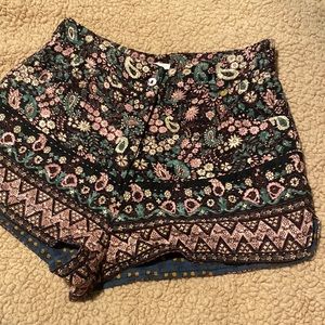 Bohemian shorts from Anthropologie